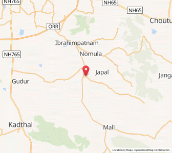 Map of Gungal, Andhra Pradesh
