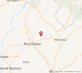 Map of Gungi, Madhya Pradesh