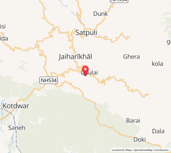 Map of Guniyal, Uttarakhand
