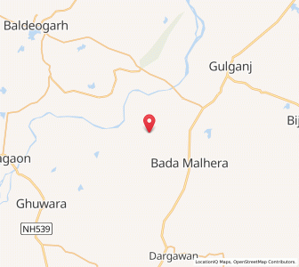 Map of Gunjanyan, Madhya Pradesh
