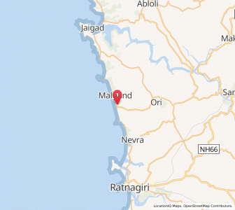Map of Gunpatipula Wari, Maharashtra