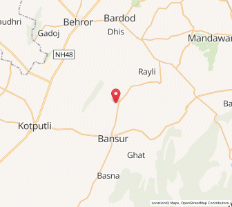 Map of Gunta, Rajasthan