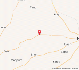 Map of Gura Bhagwandas, Rajasthan