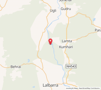 Map of Gurera, Madhya Pradesh