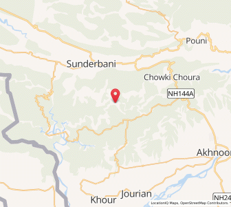 Map of Gurudwara, Kashmir