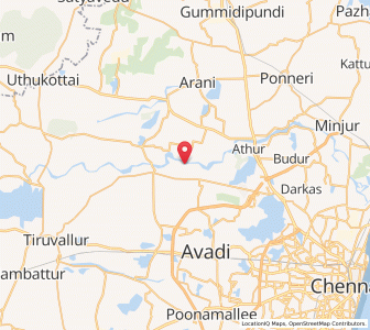 Map of Guruvayal, Tamil Nadu
