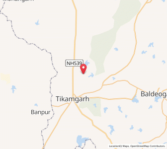 Map of Gusain ka Pura, Madhya Pradesh