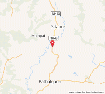 Map of Guthurma, Chhattisgarh