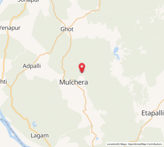 Map of Gutta, Maharashtra