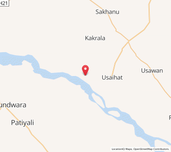 Map of Gyuri Ka Nagla, Uttar Pradesh