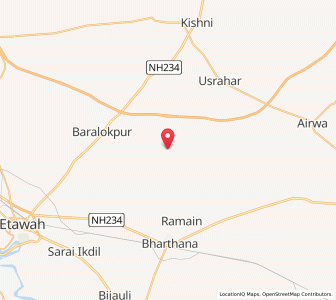 Map of Habilia, Uttar Pradesh