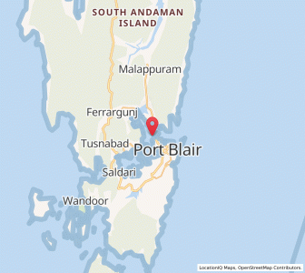 Map of Haddo, Andaman and Nicobar Islands