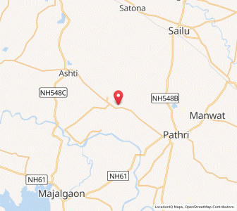 Map of Hadgaon Buzurg, Maharashtra