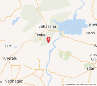 Map of Hadol Juni, Gujarat