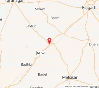 Map of Hadyal, Rajasthan