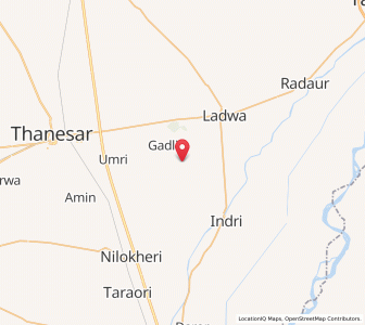 Map of Haibatpur, Haryana