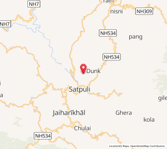 Map of Hairakholi, Uttarakhand