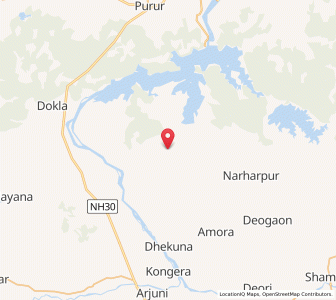 Map of Halba, Chhattisgarh