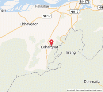 Map of Halbari, Assam
