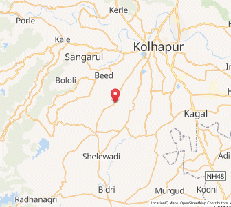 Map of Haldi, Maharashtra