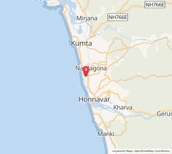 Map of Haldipur, Karnataka