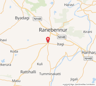 Map of Halgeri, Karnataka