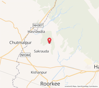 Map of Haljora, Uttarakhand