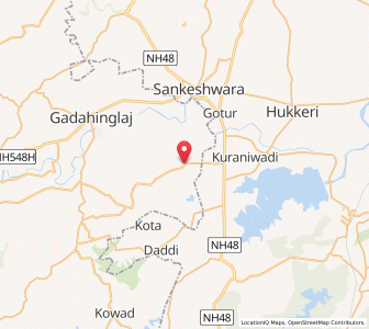 Map of Halkarni, Maharashtra