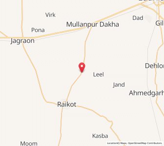 Map of Halwara, Punjab