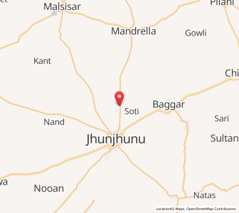Map of Hamiri ka Bas, Rajasthan