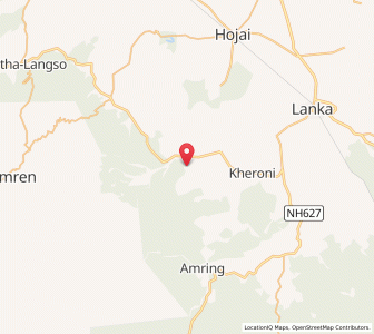 Map of Hang Habai, Assam