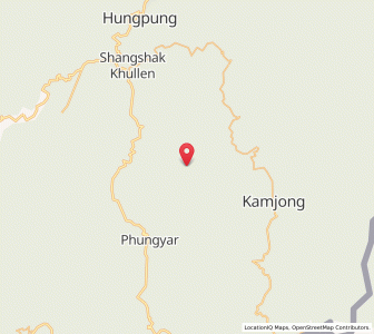 Map of Hanggou, Manipur