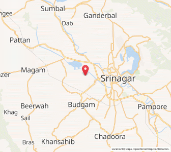 Map of Hanjik, Kashmir