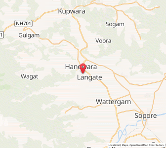 Map of Hanjipur, Kashmir