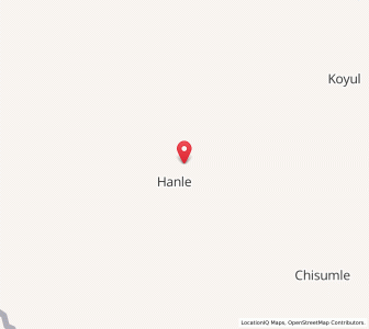 Map of Hanle, Kashmir