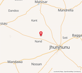 Map of Hansasar, Rajasthan