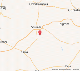 Map of Hanse Nagla, Uttar Pradesh