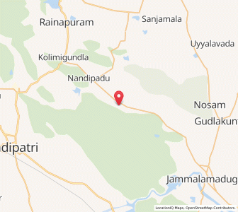 Map of Hanumantugudam, Andhra Pradesh