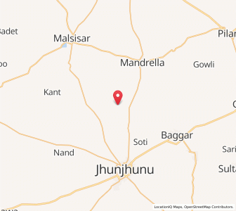 Map of Hanutpura, Rajasthan