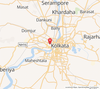 Map of Haora, West Bengal