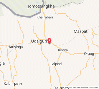 Map of Hapagaon, Assam