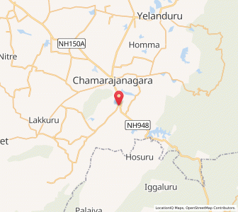 Map of Haradanhalli, Karnataka