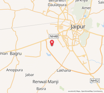 Map of Harbanspura, Rajasthan