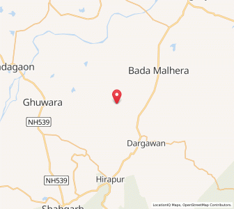 Map of Hardauta, Madhya Pradesh