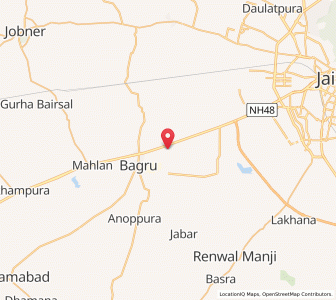 Map of Hardhyanpura, Rajasthan