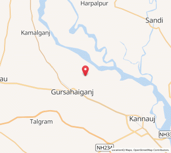 Map of Harha Purwa, Uttar Pradesh