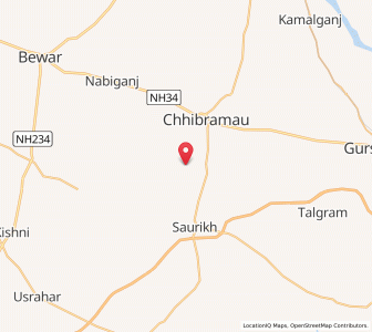 Map of Harharpur, Uttar Pradesh
