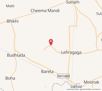 Map of Hariau, Punjab