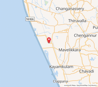 Map of Haripad, Kerala