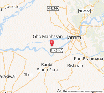 Map of Haripar Manhasan, Kashmir